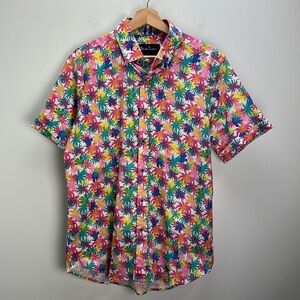 Robert Graham Multicolor Floral Casual Button Down Shirt SLIM FIT